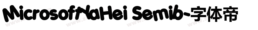 MicrosoftYaHei Semib字体转换